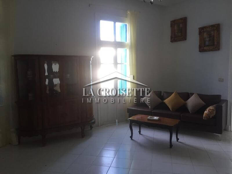 Appartement S+3 meublé à Marsa Ville